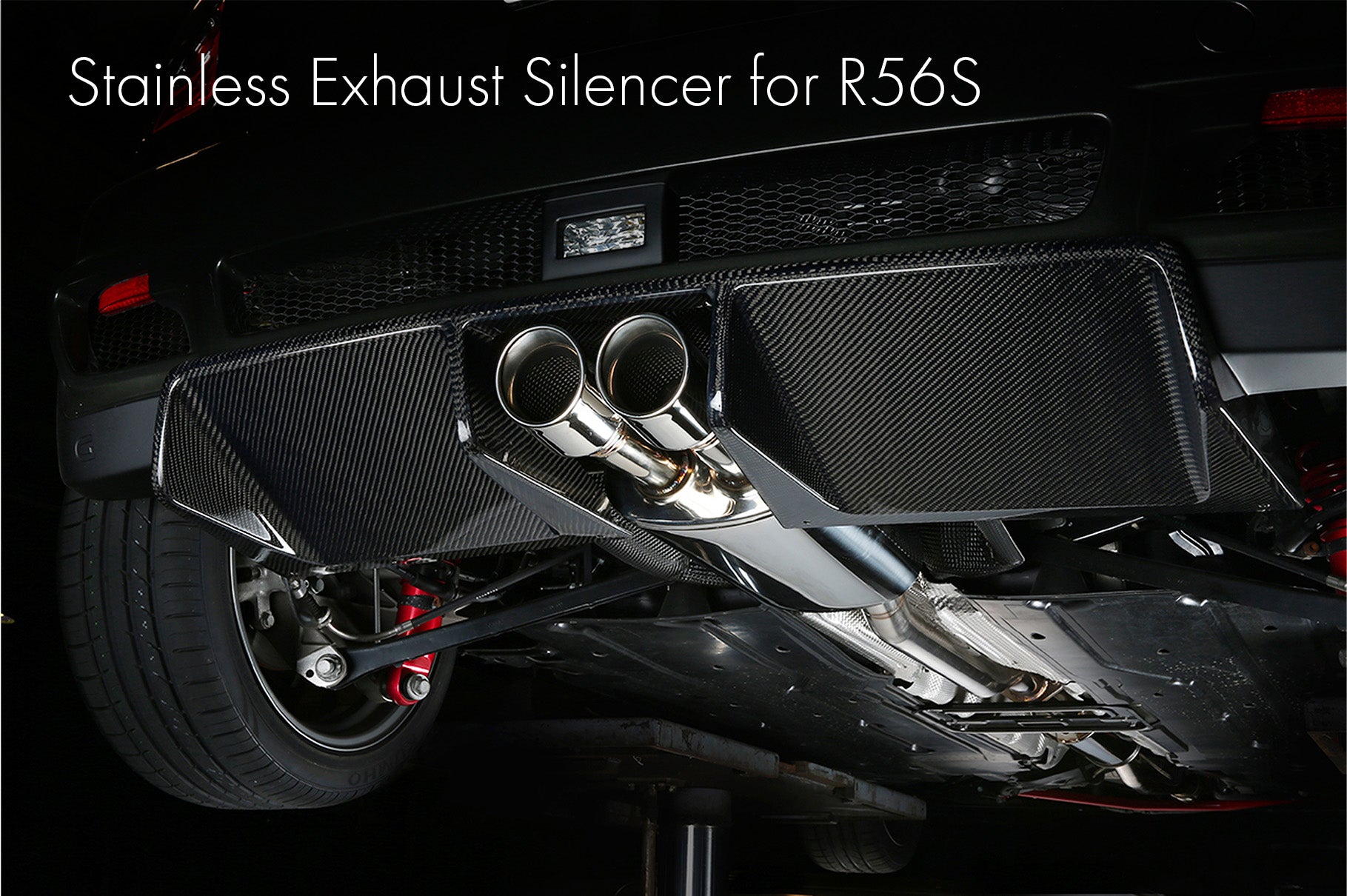 ステンレス・エグゾースト・サイレンサー for R56CPS