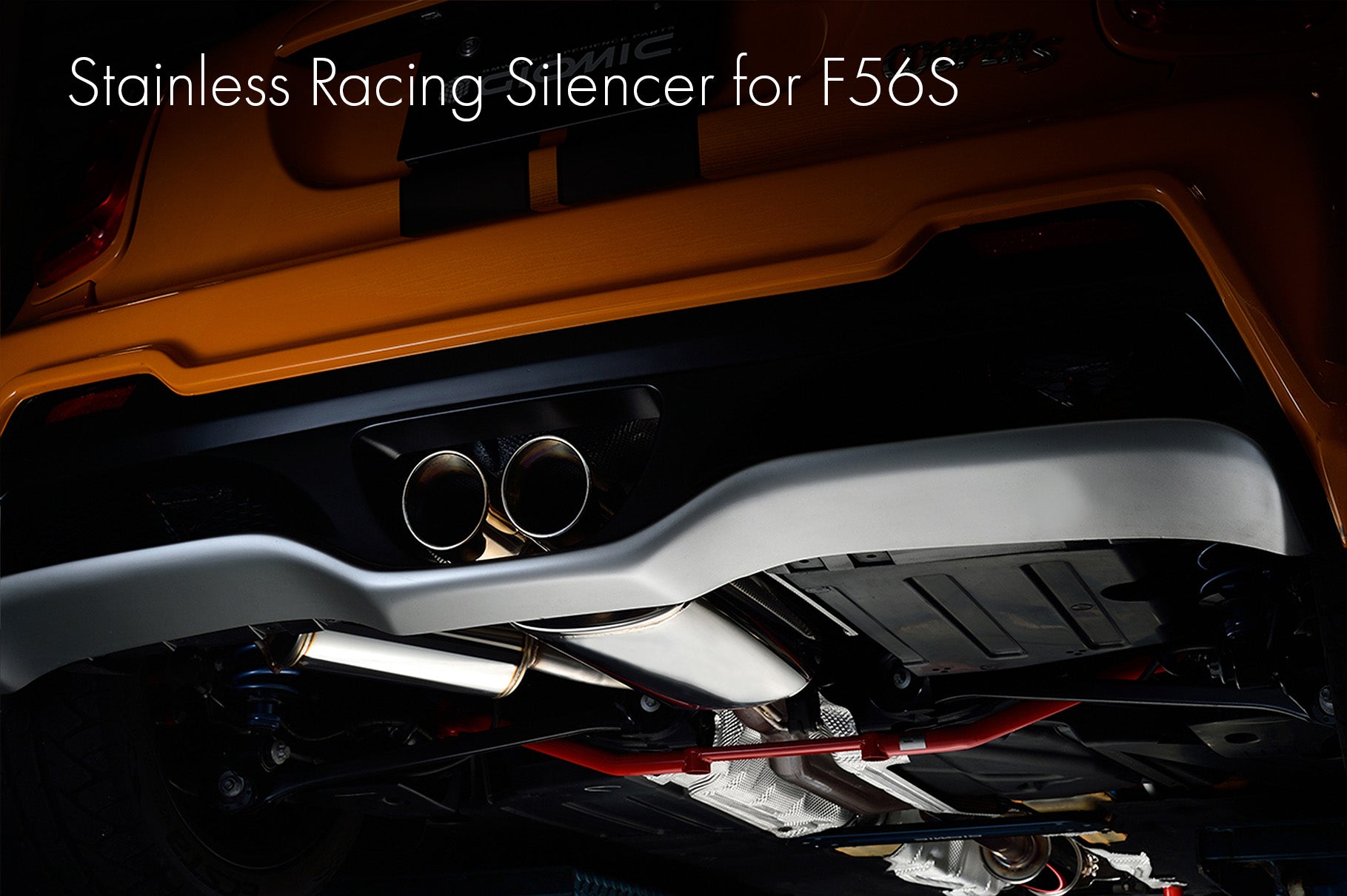 ステンレス・エグゾースト・サイレンサー for F56CPS