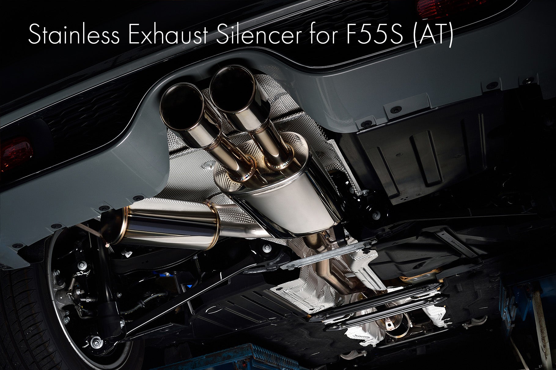 ステンレス・エグゾースト・サイレンサー for F55CPS