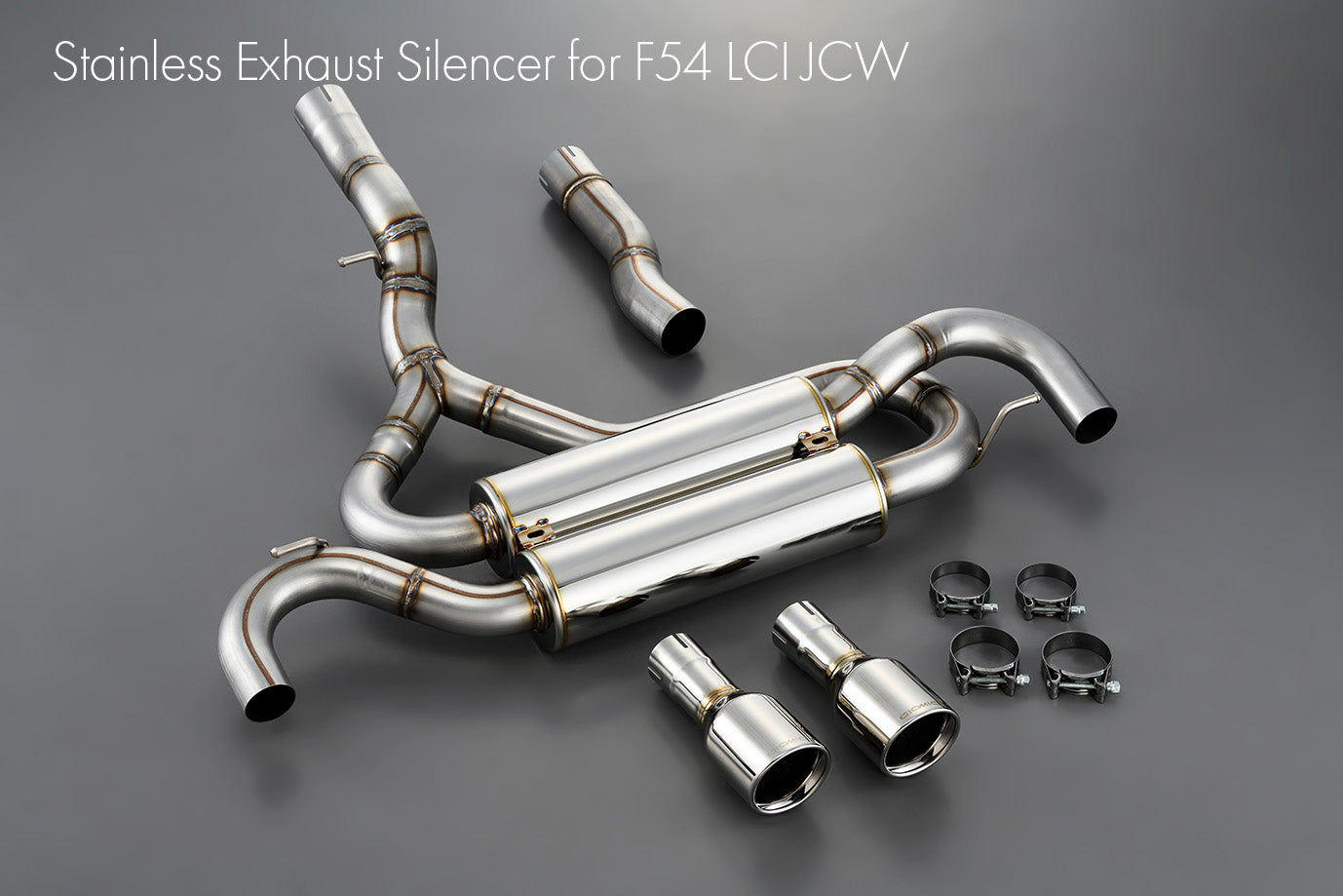 ステンレス・エグゾースト・サイレンサー for F54LCI JCW