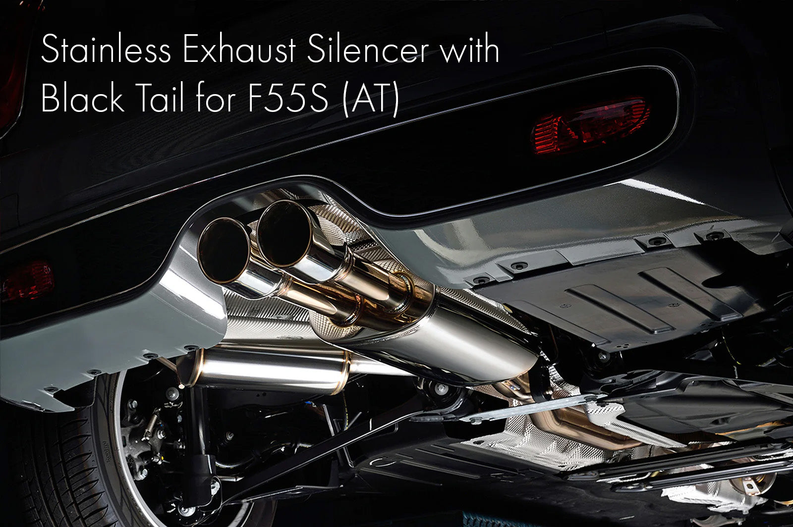 ステンレス・エグゾースト・サイレンサー for F55CPS