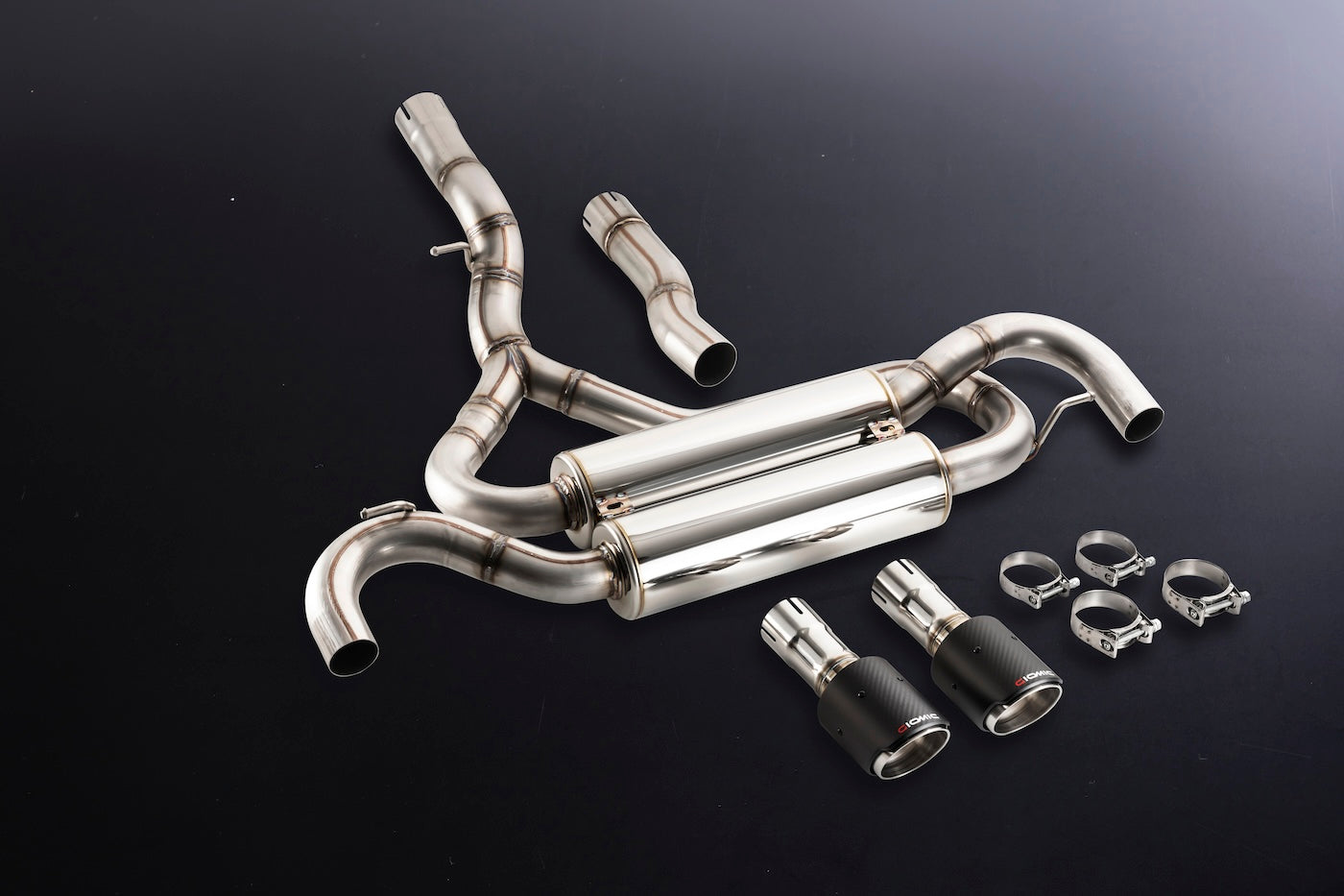 Stainless Exhaust Silencer for F54 LCI JCW